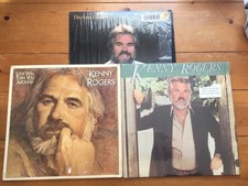 Kenny Rogers Lot of 3 Albums, See Pictures, Vinyls Visually rated Country C20