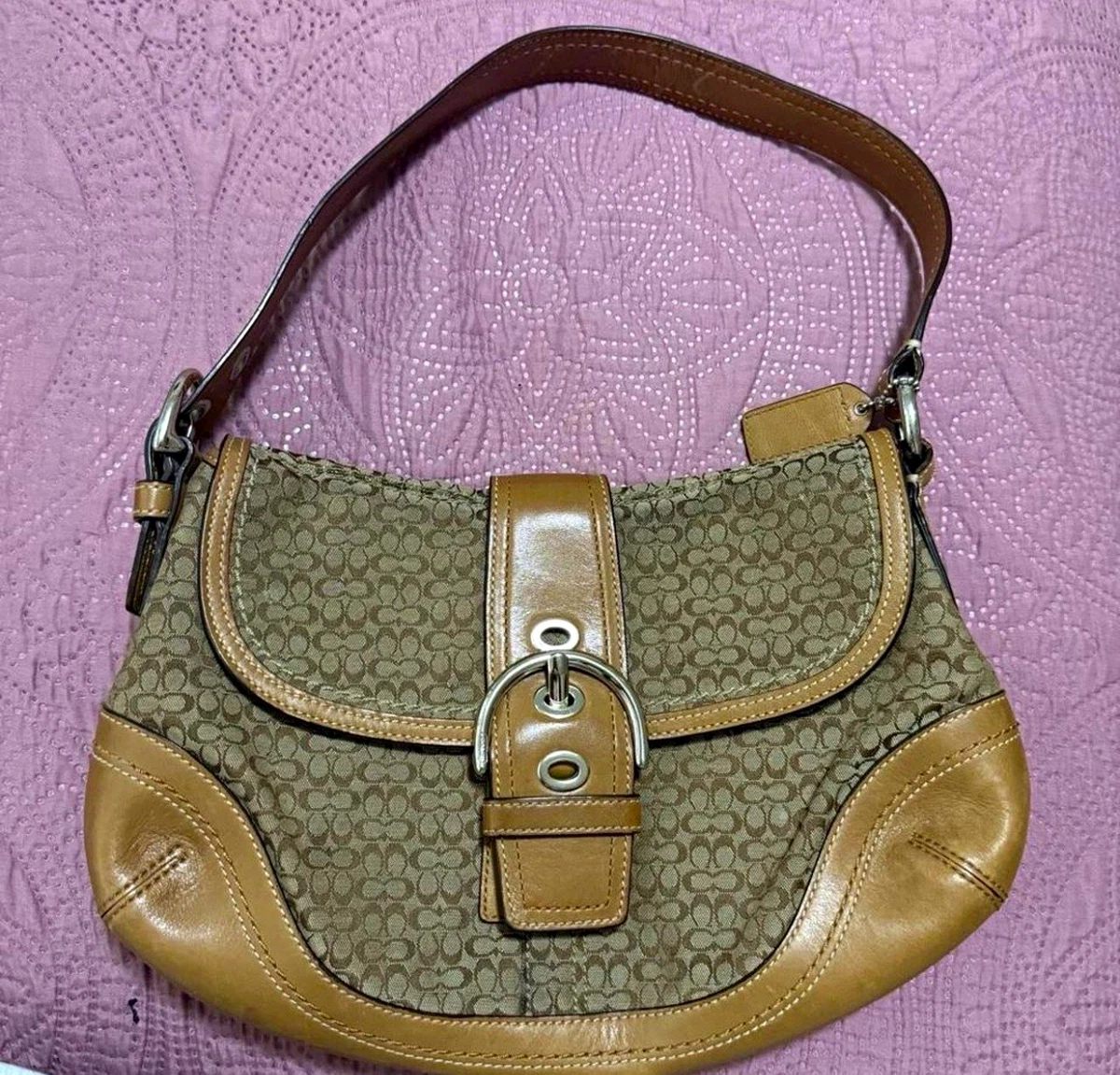 Coach Buckle Canvas Exterior Bags & Handbags for Women for sale | eBay