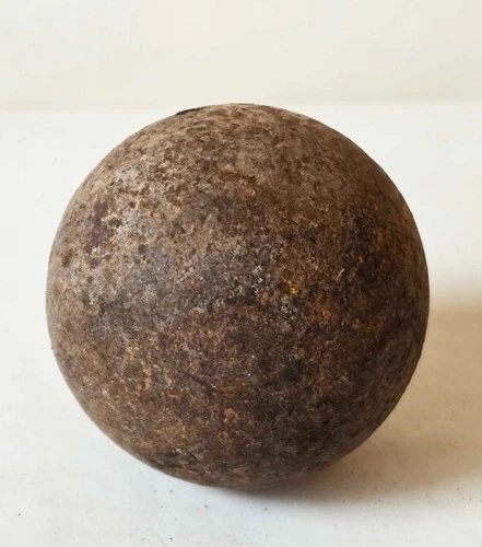 Authentic Vintage 2 1/2" Civil War Cannon Ball