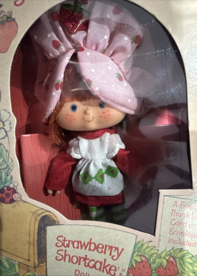 🍓Muñeco Strawberry Shortcake vintage (1980) con peine NUEVO Foto 3 de 4