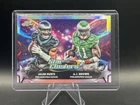 2025 Topps Cosmic Chrome A.J. Brown/Jalen Hurts Base (RAW)
