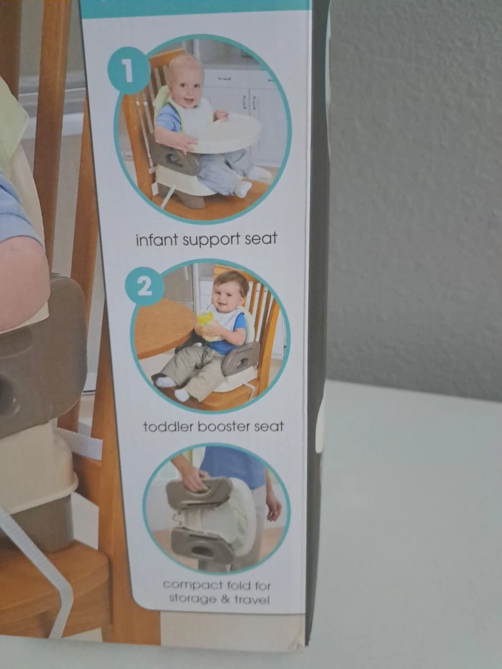 Asiento elevador plegable Summer Infant Deluxe Comfort - blanco Foto 3 de 4