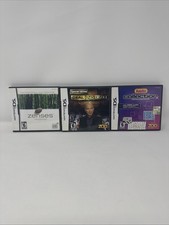 Nintendo DS 3 Game Lot Deal or No Deal Special Edition Zenses Rainforest Puzzler