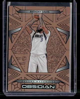 2024-25 Panini Obsidian #5 Anthony Davis Electric Etch Bronze Flood SN