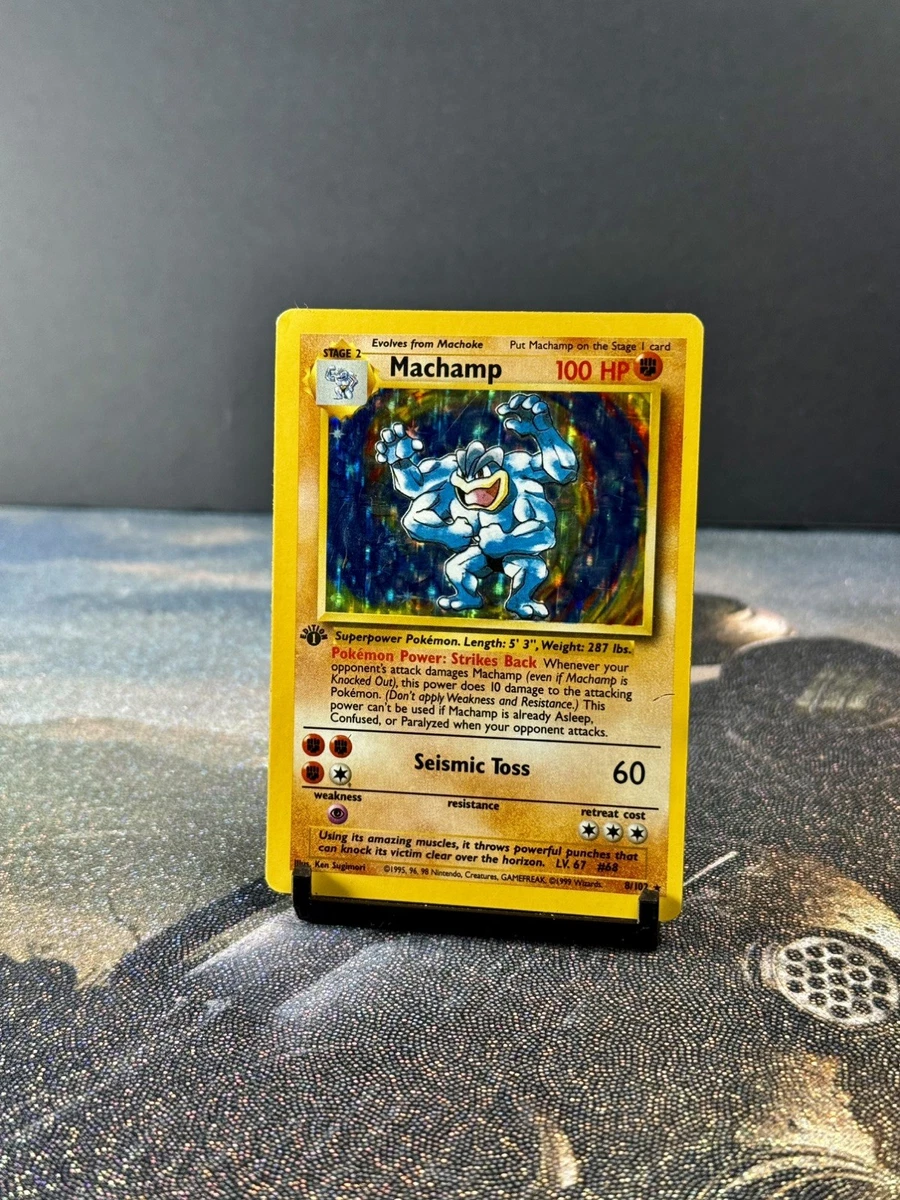 First Edition Pokémon Machamp Individual Cards for sale - eBay