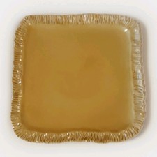 Vietri Latteria Italy Ruffle Edge 12" Sq Platter Rare EPOC 