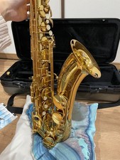 Sassofono tenore YAMAHA YTS-475 oro usato con custodia rigida manico boccaglio