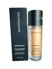 bareMinerals Original Liquid Foundation Golden Tan 20 with Sunscreen - NEW