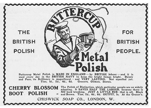 BUTTERCUP Metal Polish - Antique Advertisement 1904 #1