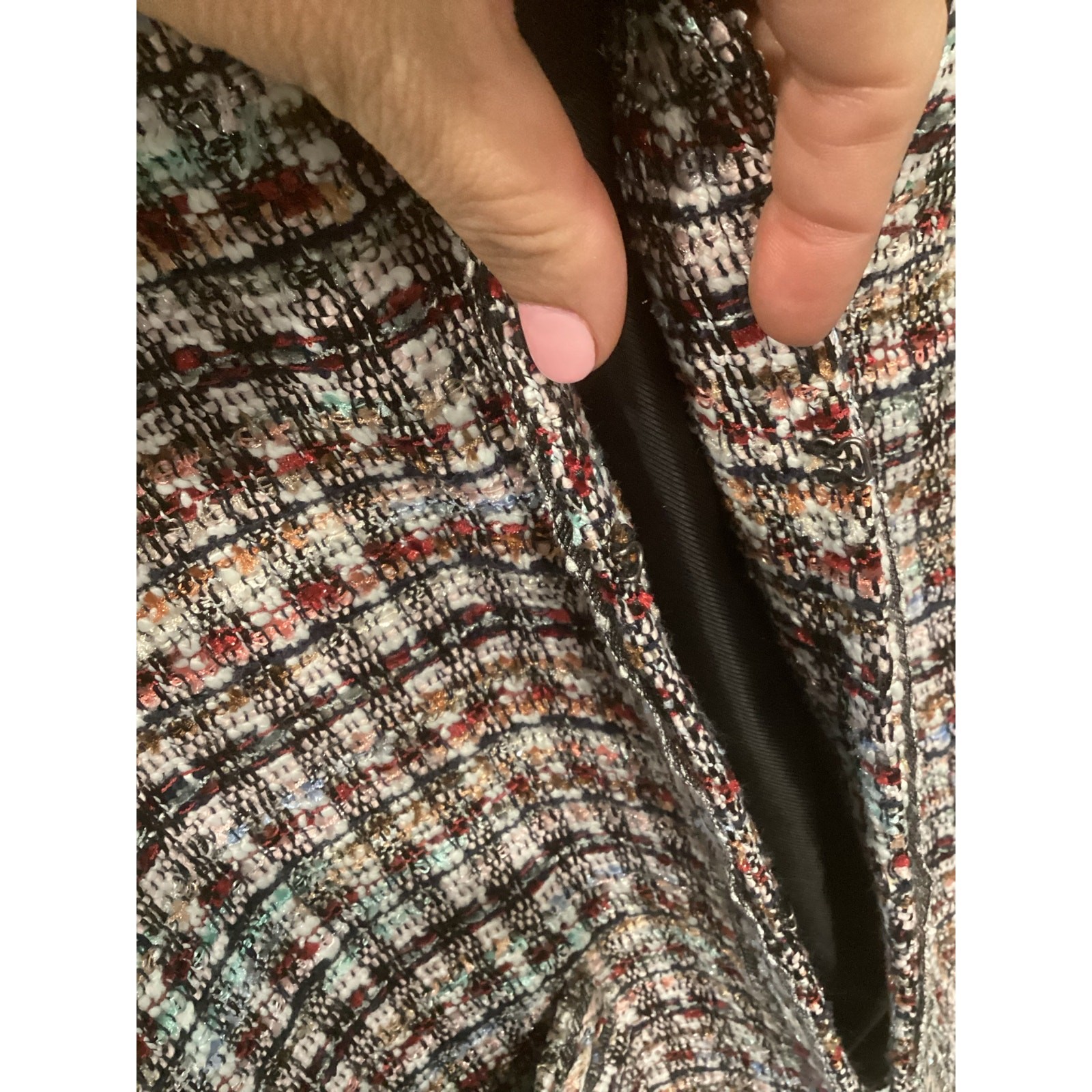 Talbots Adele Tweed Jacket Blazer Plus Size 14W 1… - image 10