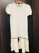 RED VALENTINO White Linen Dress Size M - Cute Summer Style