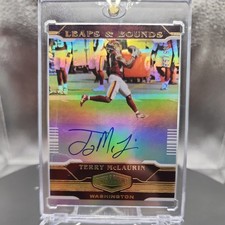 2020 Panini Plates & Patches - Leaps and Bounds AUTO Terry McLaurin 85/99 #LB-TM