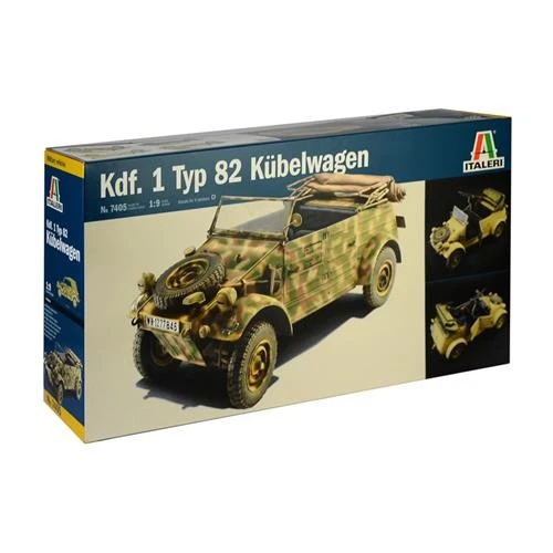 1:9 Italeri Kdf.1 Typ 82 Kübelwagen KIT IT7405 Modellino - Immagine 2 di 2