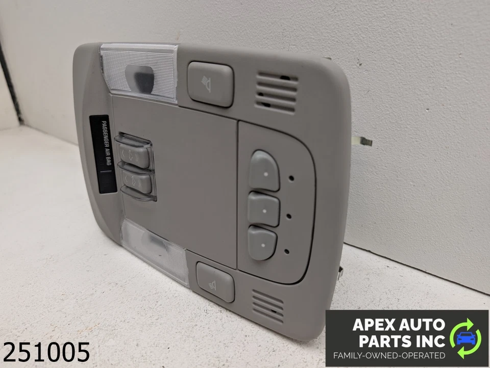 OEM 2006-2011 Cadillac DTS 4.6L Overhead Console SUNROOF Dome Light Garage Foto 2 de 4