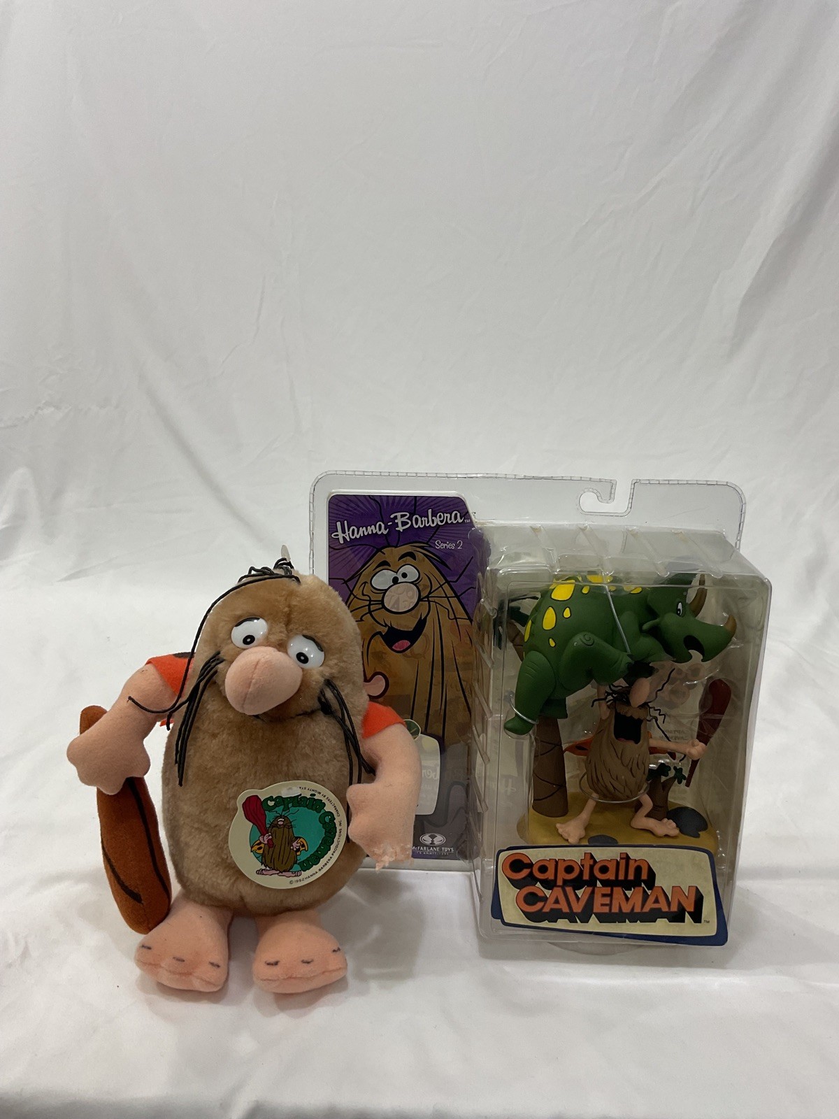 Hanna-Barbera CAPTAIN CAVE MAN, 2006 Sealed McFarlane, Series 2. Rare Find!