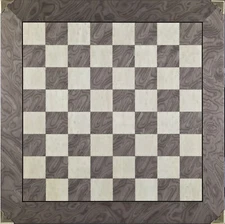 High Polished Surface Superior Chess Board Size 2" Square with Brass Corners