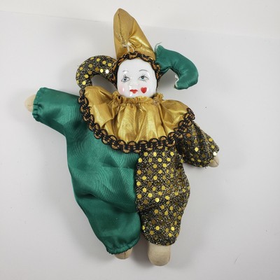 porcelain jester doll