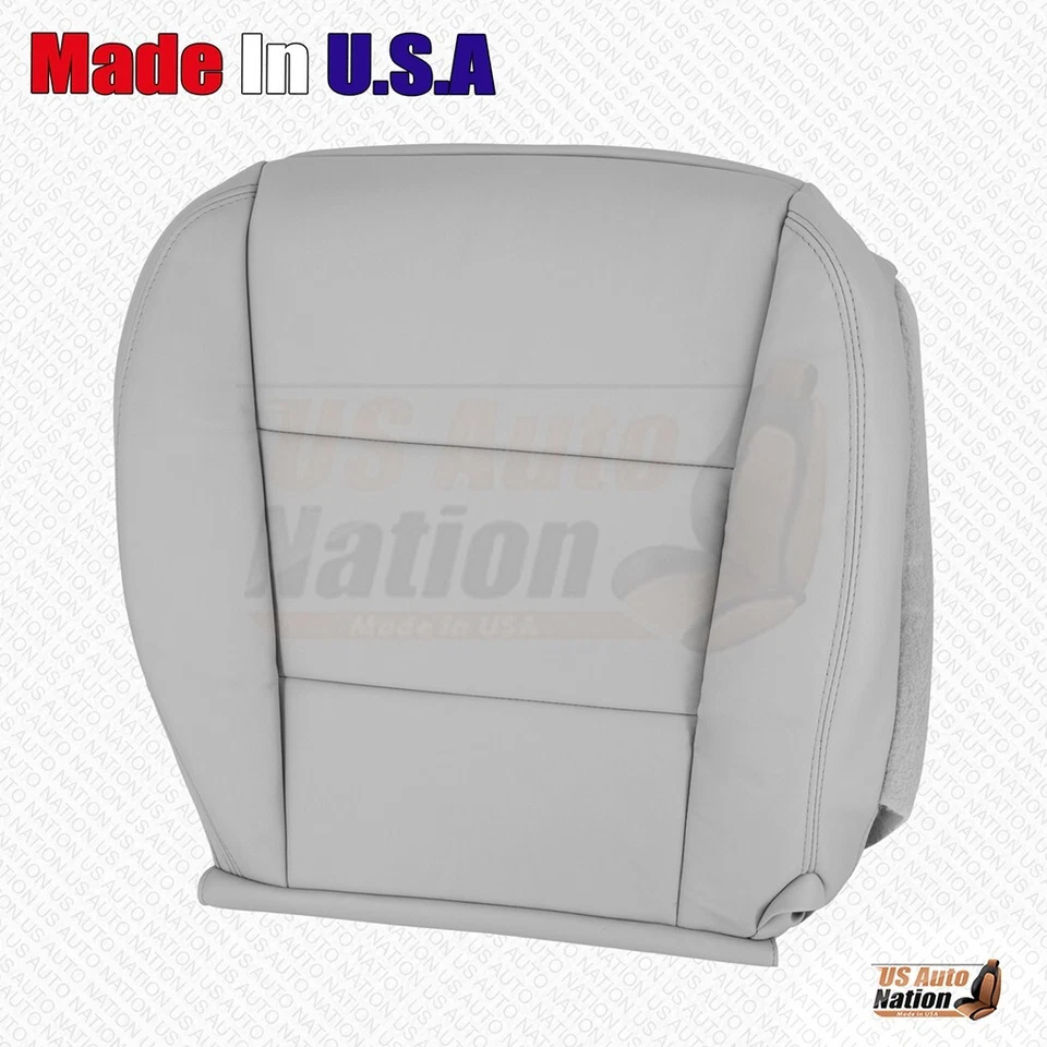 Cubierta de asiento de cuero inferior del conductor delantero gris para Toyota Avalon XLE 2013 2014 2015 Foto 3 de 4