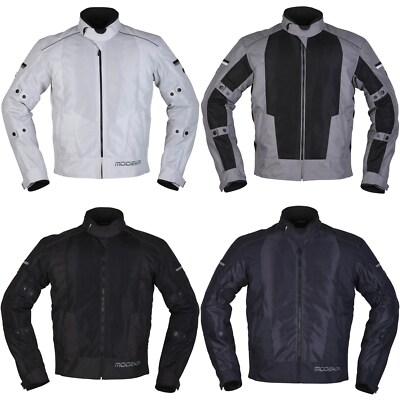 Modeka Herren Motorrad Jacke Veo Air - Sommer Textil Jacke mit Protektoren