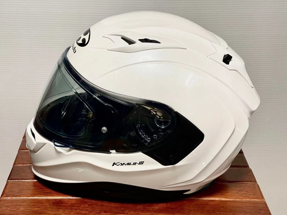 Casco integral OGK Kabuto Japón HQ KAMUI 3 blanco perla talla M 57-58 cm nuevo Foto 3 de 4