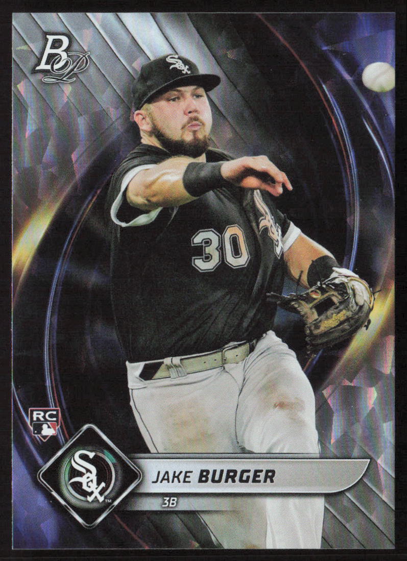 2022 Bowman Platinum Jake Burger 82 RC Ice Foilboard | Chicago White Sox