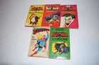 VINTAGE SIGNET LOT 1966 BATMAN VS JOKER PENGUIN THREE VILLIANS -SUPERMAN (WBA47)