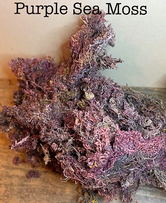 WILDCRAFTED Raw Purple Jamaican Irish Sea Moss BULK  5lb Wholesale Pack