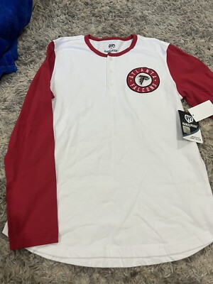 NWT Hands High Atlanta Falcons Henley L/S T Shirt - Medium - Jimmy Fallon