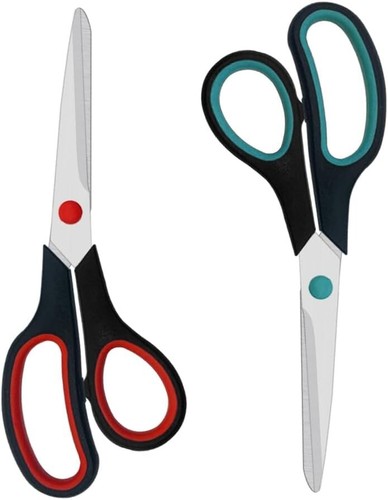 Scissors, 2 Pack 7.5 Inch Scissors for Office and Home, Scissors All Purpose for