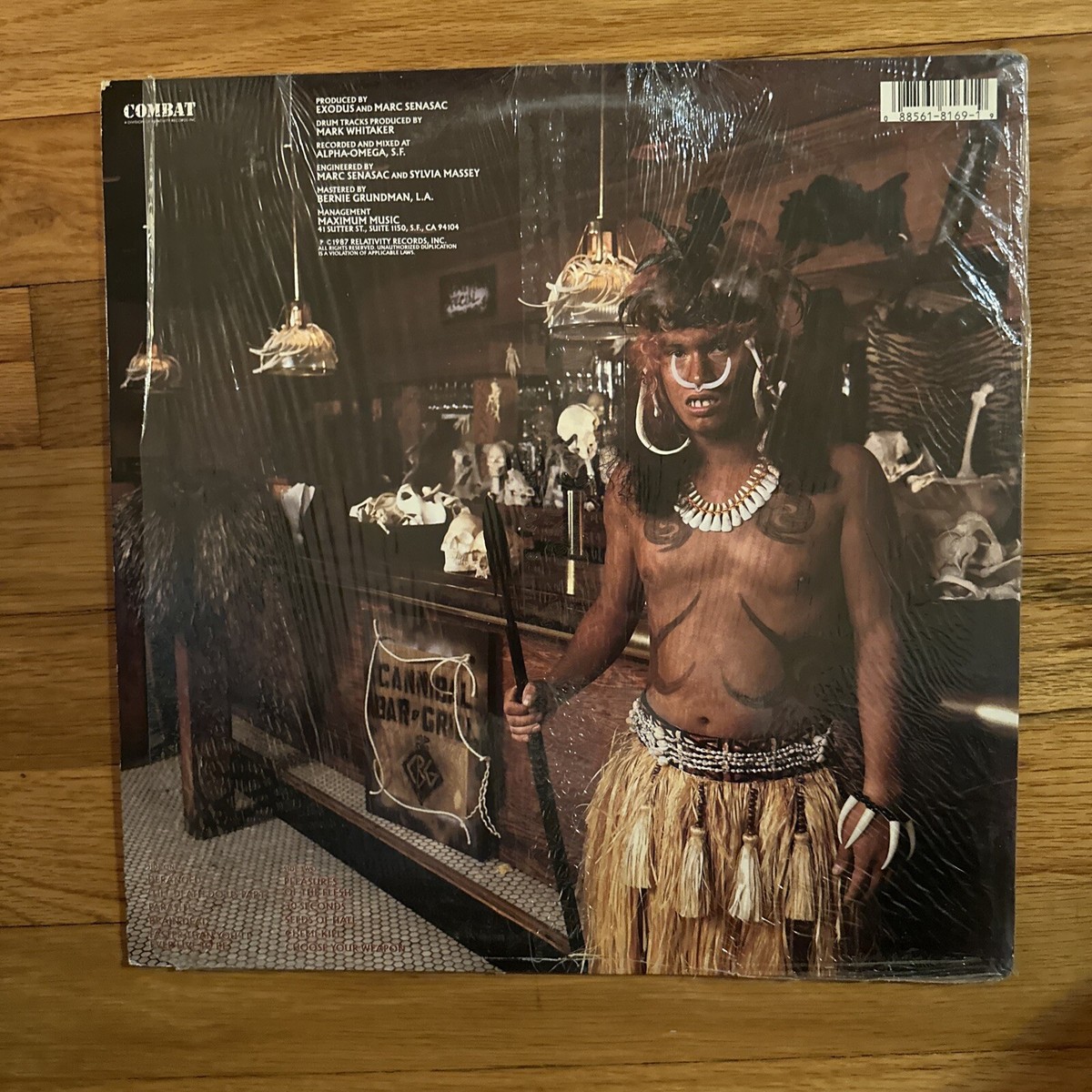 Exodus Pleasures of the Flesh 1987 Vinyl LP Combat 88561-8169-1 