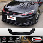 VW Golf R GTD GTI TSI TDI MK7 MK7.5 Front Splitter Spoiler Lip Body Kit 2013-20