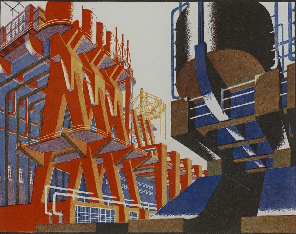 Architectural Fantasies – Yakov Chernikhov 1933 Art Print