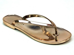 ted baker glamaar flip flops rose gold