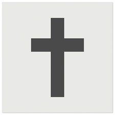 Cross Christian Church Religion Wall Cookie DIY Craft Reusable Stencil