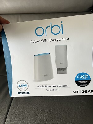 Orbi Rbk30 Box NETGEAR Orbi Whole Home Tri-Band Mesh WiFi System - RBK30-100NAS - NEW ...