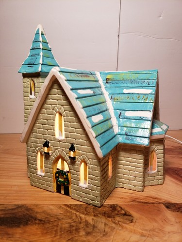 1983 Department 56  "STONE CHURCH"   Snowhouse Series # 50830 ~~RARE~~ - Picture 1 of 12