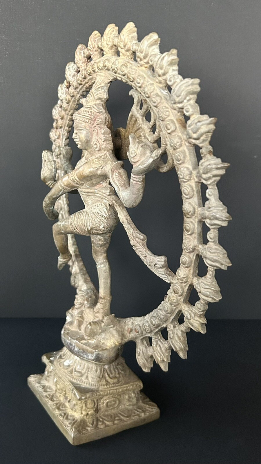 LARGE 11” Dancing Hindu God Shiva Nataraja Bronze Statue Sculpture 5 LBS