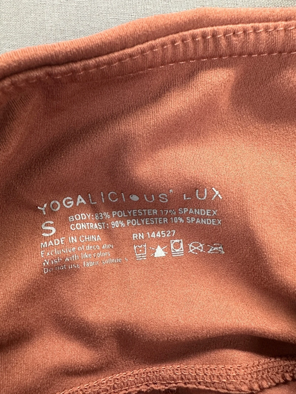 yogalicious lux ankle elastic waist pull on leggings