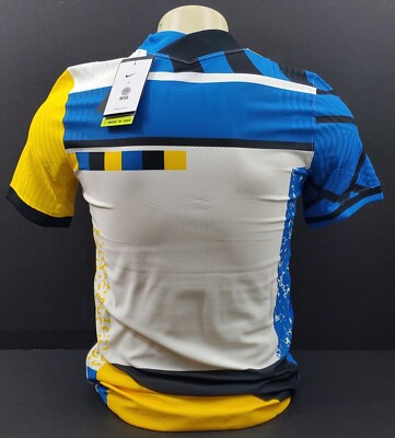 Nike Inter Milan 20/21 4th VaporKnit Authentic Jersey, White/Blue