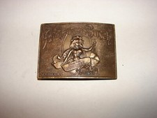 ANHEUSER-BUSCH BUDWEISER WOMAN B168 BELT BUCKLE