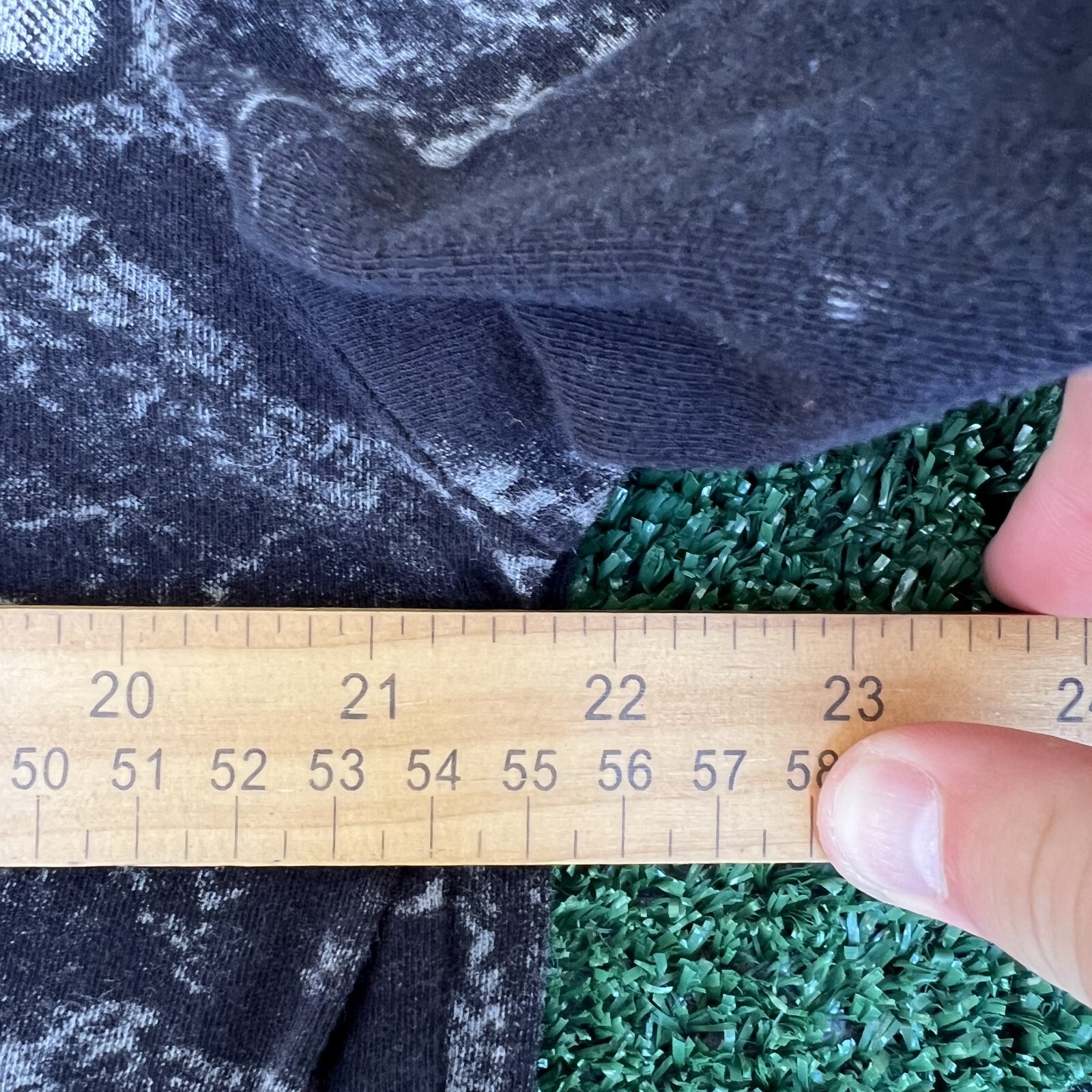 Men's Y2K Xzavier Black AOP Angel Wings Cross Aff… - image 3