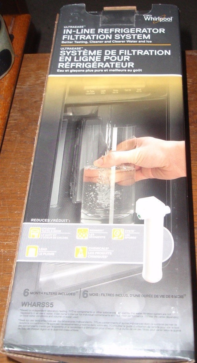 Whirlpool UltraEase In Line Water Filtration Refrigerator System