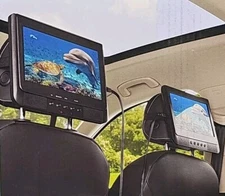 onn. 10" Dual Screen DVD Player 1024x600 Resolution Portable *OPEN BOX READ*