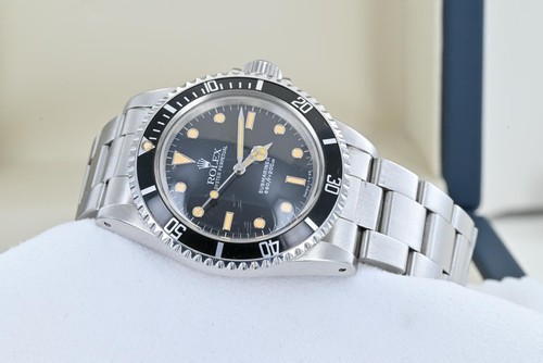 Rolex Submariner Stainless Steel Wristwatch 40mm Ref 5513 From 1966