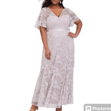 Special Occasion Lilac Purple Lace Gown