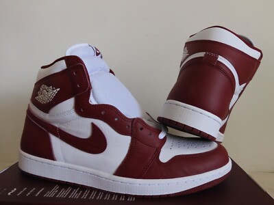 Nike Air Jordan 1 Retro High Og White-Team Red Sz 12 [DZ5485-160