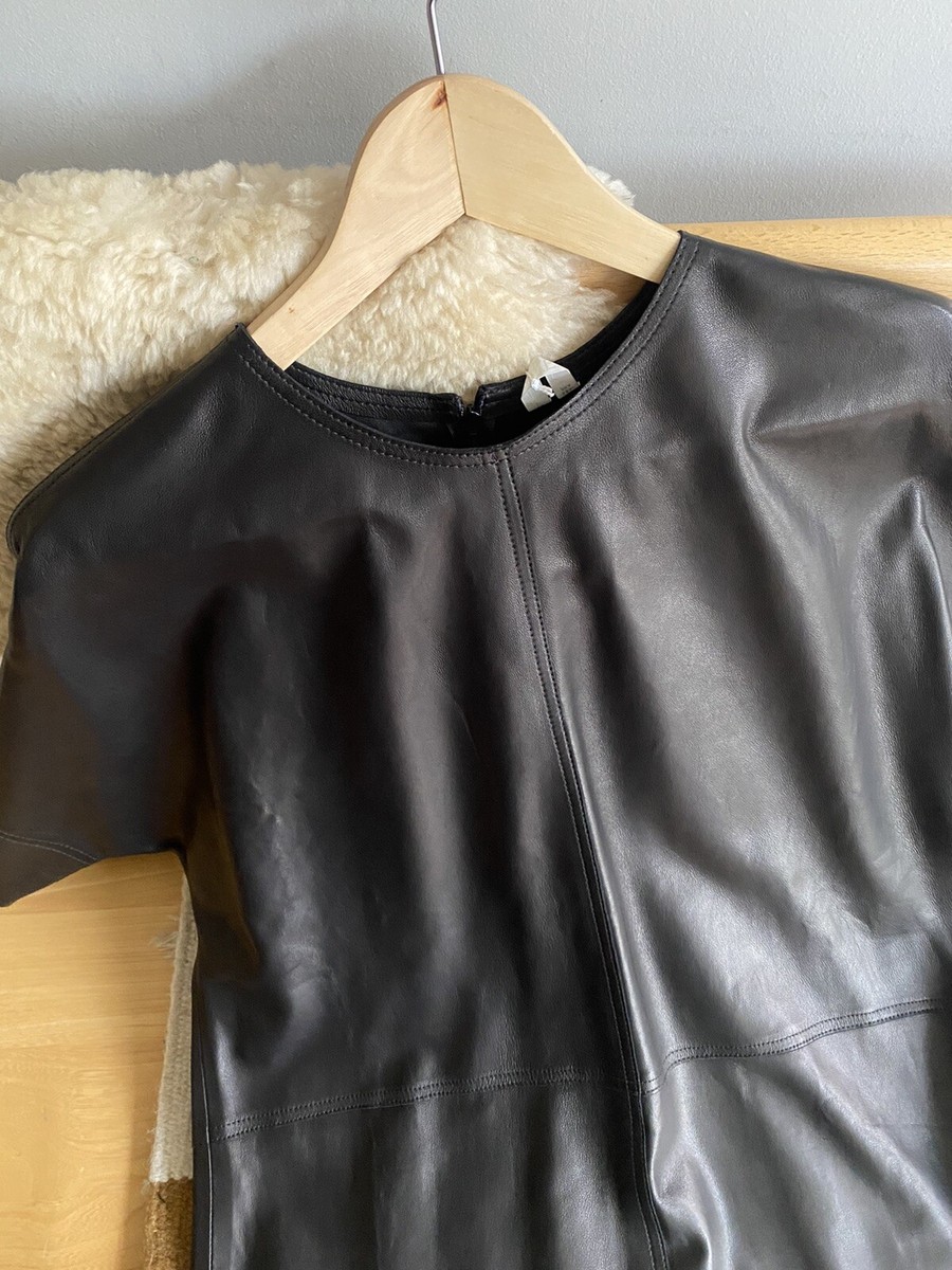 Arket Relaxed Leather Dress | eBay UK