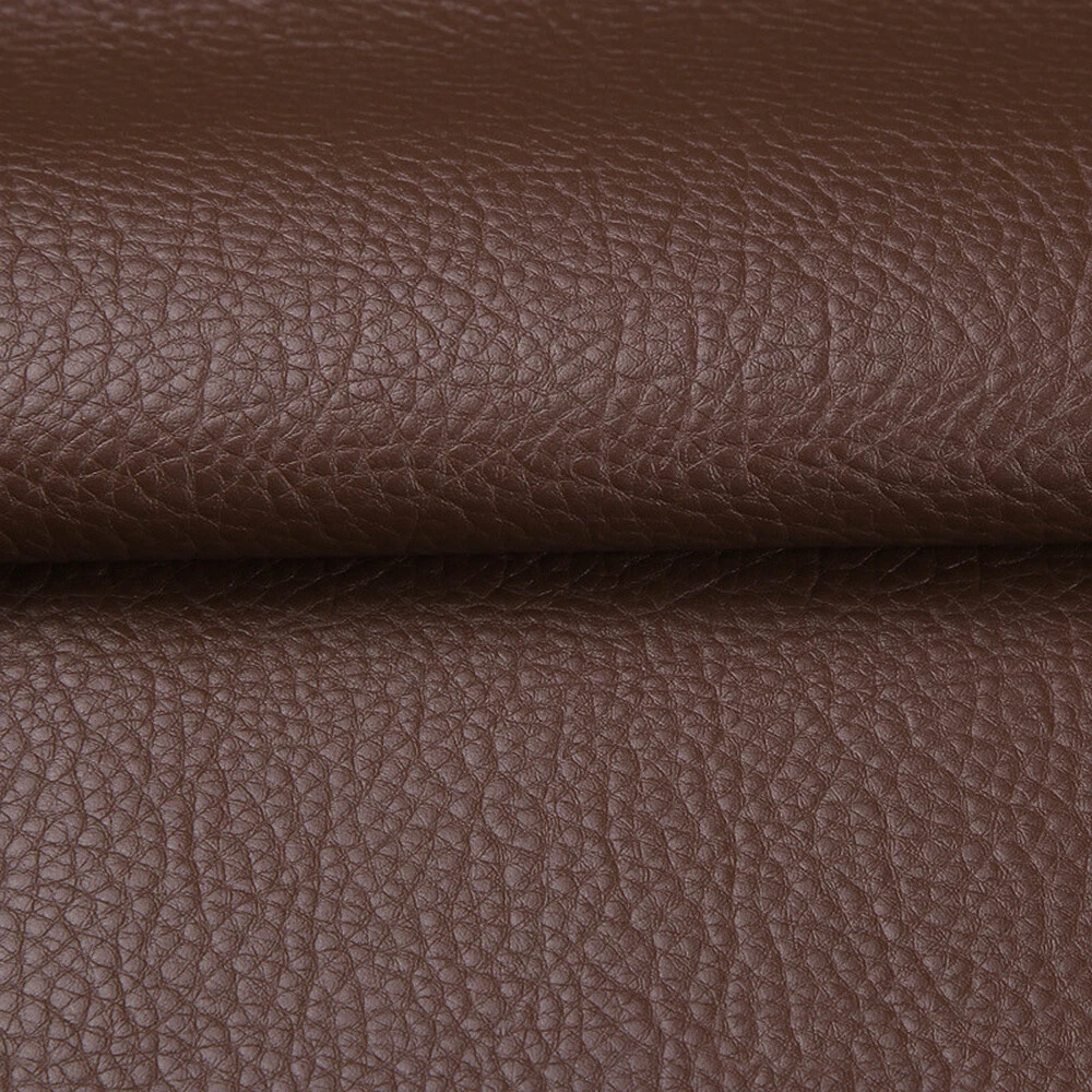 5 10 15 Yards Brown Faux Leather Fabric Pleather Upholstery Marine