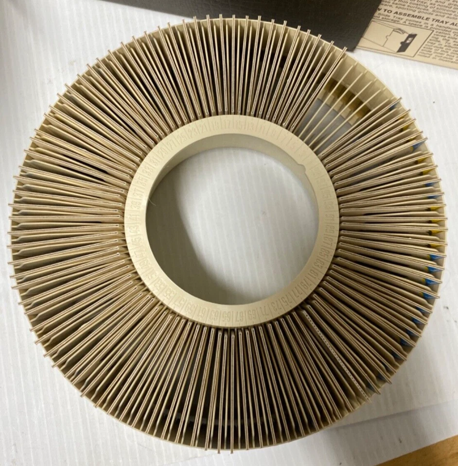 1964 VTG-GAF Sawyer's Rotatory Slide Tray Fits 100 Slides w/Box and 95 Slides - Image 2 of 4