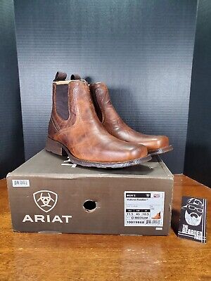 Ariat Mens Midtown Rambler Barn Brown Square Toe 6